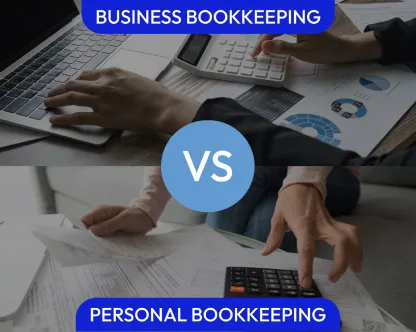 personal vs business bookkeeping differences