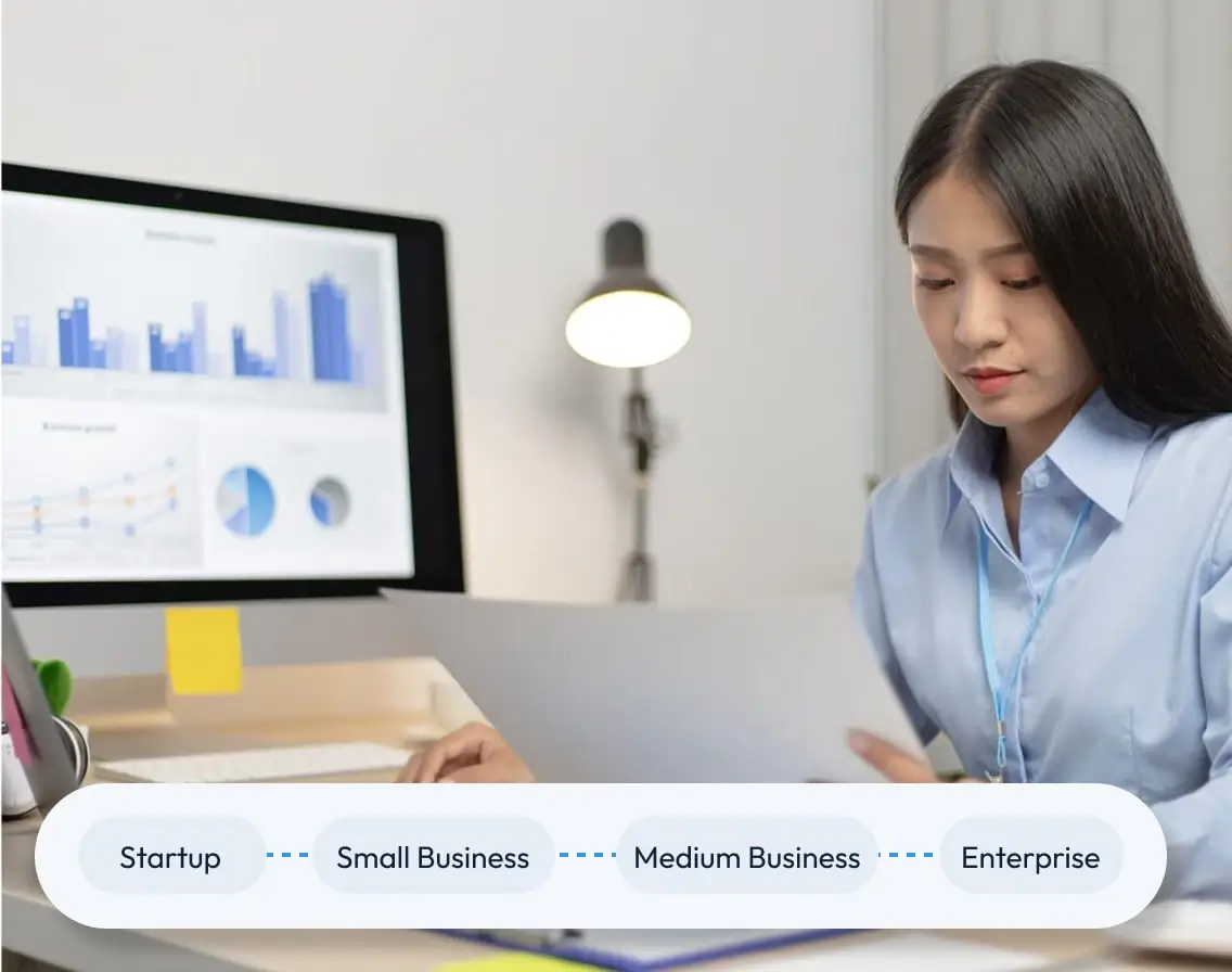 Tailored for every business stage